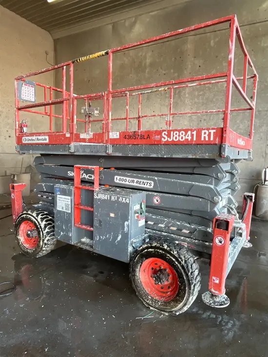 2017 Skyjack SJ8841RT Rough Terrain Scissor Lift