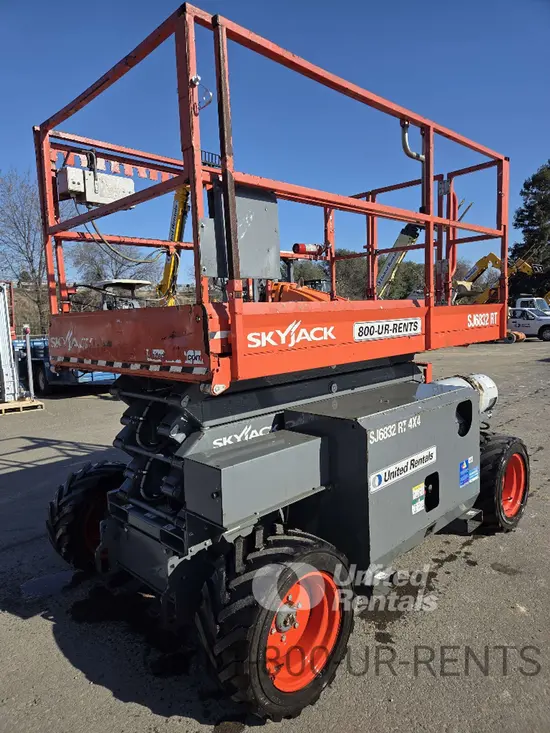 2018 Skyjack SJ6832RT Rough Terrain Scissor Lift