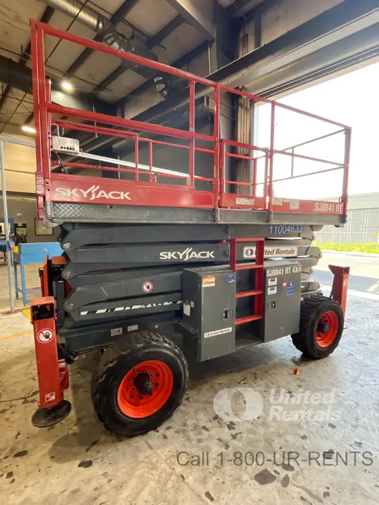 2019 Skyjack SJ8841RT Rough Terrain Scissor Lift