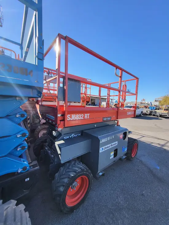 2018 Skyjack SJ6832RT Rough Terrain Scissor Lift