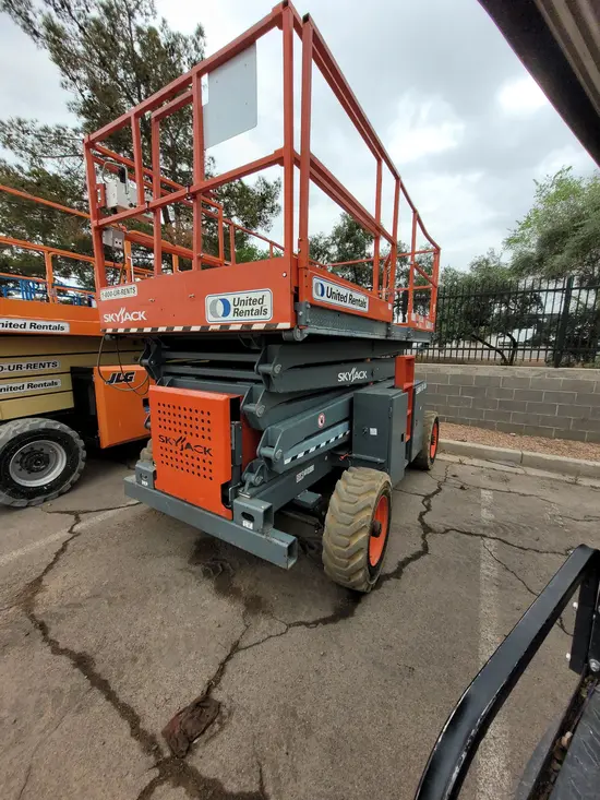 2017 Skyjack SJ8841RT Rough Terrain Scissor Lift