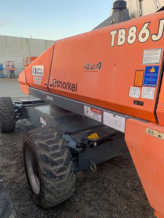 2016 Snorkel TB86J Boom Lift