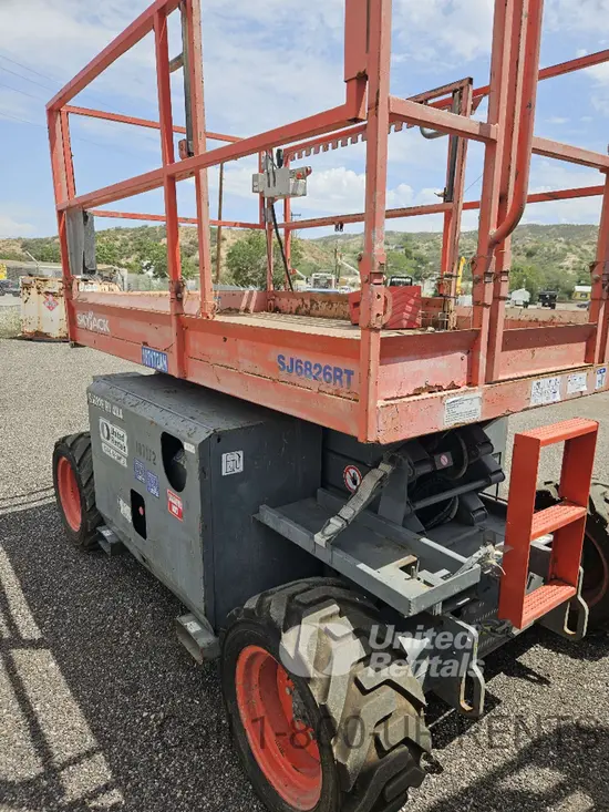 2017 Skyjack SJ6826RT Rough Terrain Scissor Lift