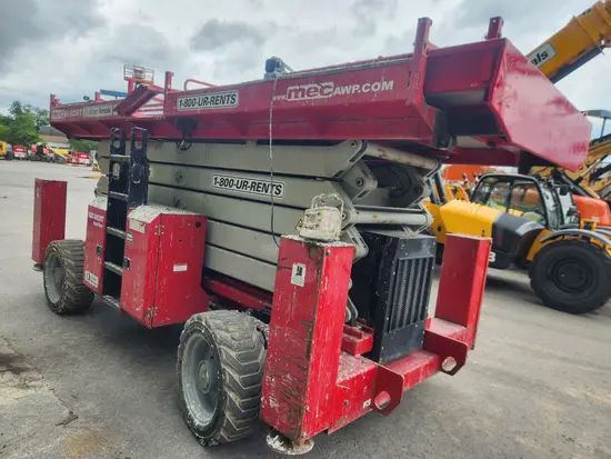 2018 MEC 6092RT Rough Terrain Scissor Lift