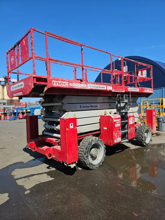 2018 MEC 6092RT Rough Terrain Scissor Lift