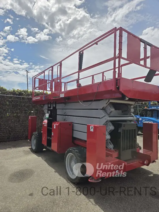 2017 MEC 6092RT Rough Terrain Scissor Lift