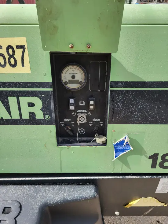 2019 Sullair 185DPQ-KU-T3 Air Compressor