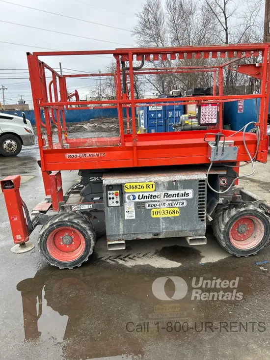 2019 Skyjack SJ6826RT Rough Terrain Scissor Lift