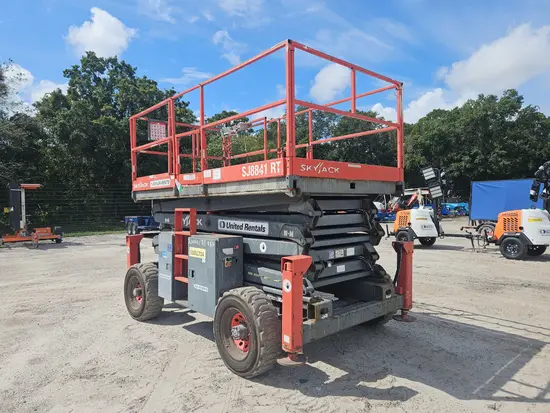 2014 Skyjack SJ8841RT Rough Terrain Scissor Lift