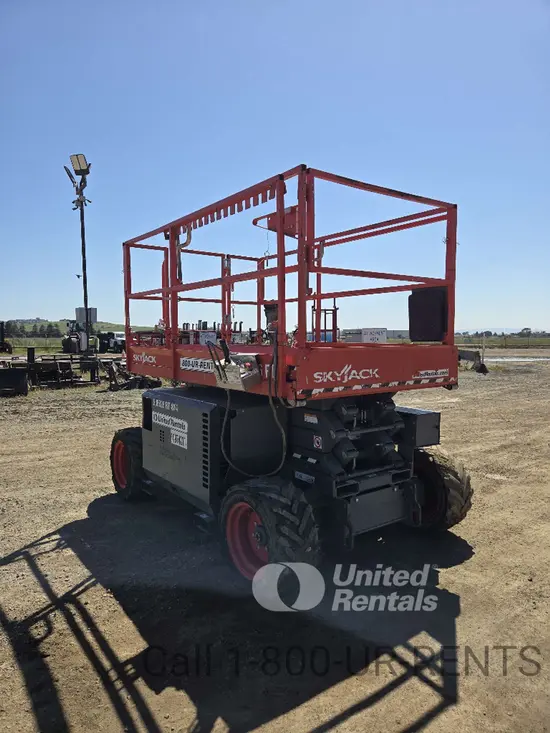 2019 Skyjack SJ6826RT Rough Terrain Scissor Lift