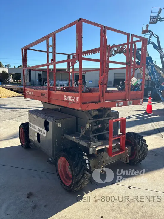 2017 Skyjack SJ6832RT Rough Terrain Scissor Lift