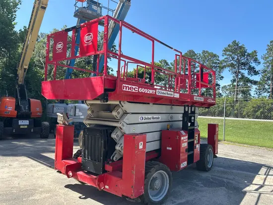 2018 MEC 6092RT Rough Terrain Scissor Lift