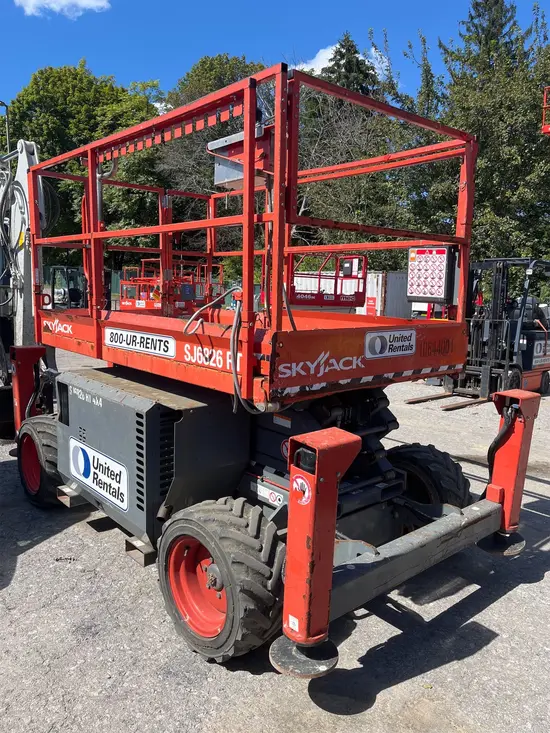 2017 Skyjack SJ6826RT Rough Terrain Scissor Lift