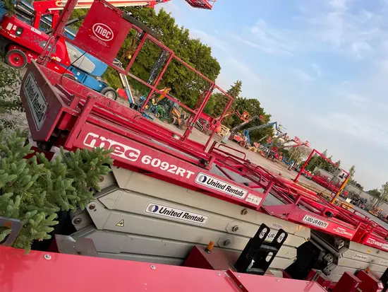 2018 MEC 6092RT Rough Terrain Scissor Lift