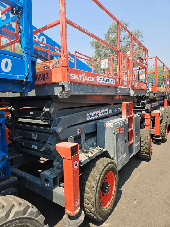 2017 Skyjack SJ8841RT Rough Terrain Scissor Lift