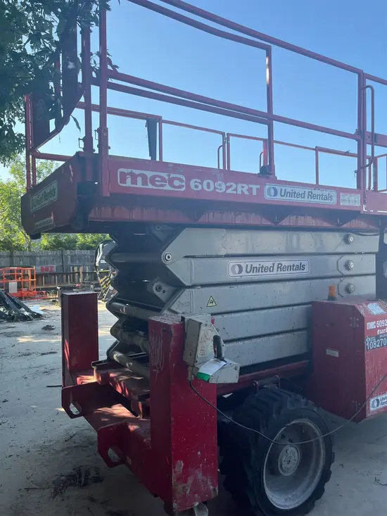 2018 MEC 6092RT Rough Terrain Scissor Lift