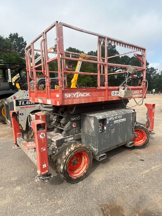 2019 Skyjack SJ6832RT Rough Terrain Scissor Lift