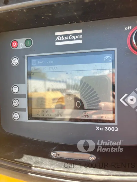 2019 Atlas Copco XAS1800 JD7 T4F Air Compressor