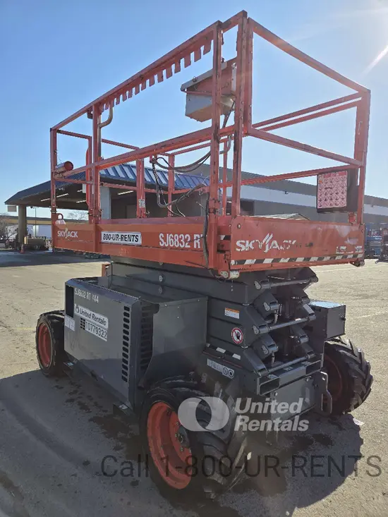 2018 Skyjack SJ6832RT Rough Terrain Scissor Lift