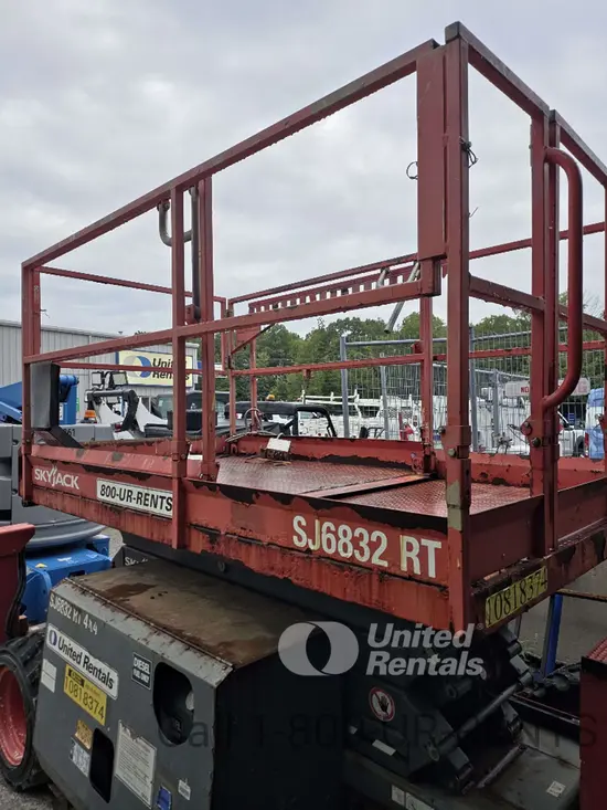 2018 Skyjack SJ6832RT Rough Terrain Scissor Lift