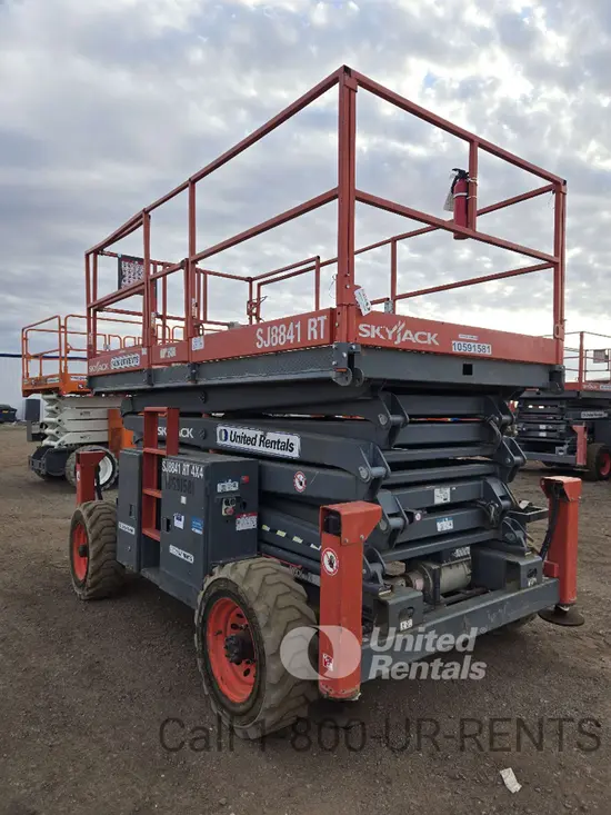 2017 Skyjack SJ8841RT Rough Terrain Scissor Lift