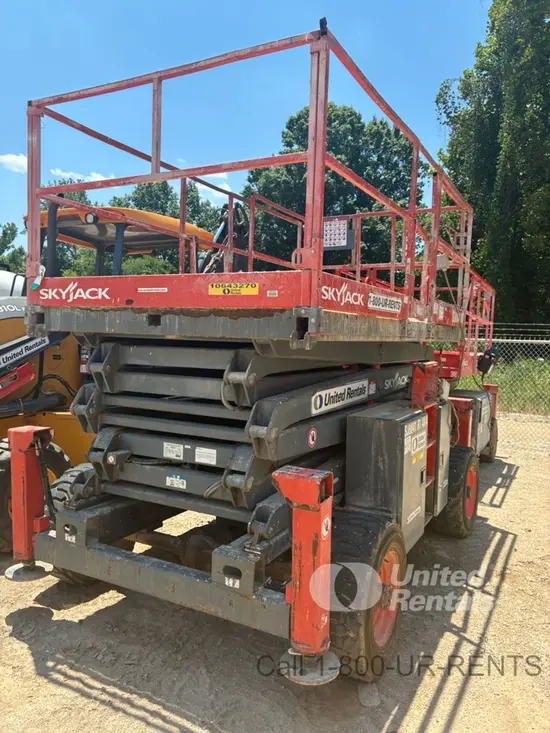 2017 Skyjack SJ8841RT Rough Terrain Scissor Lift