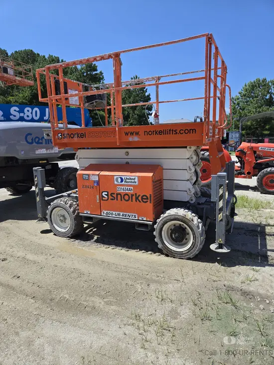 2019 Snorkel S3370RT Rough Terrain Scissor Lift