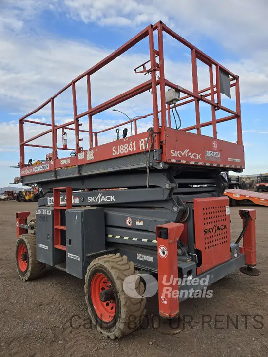 2017 Skyjack SJ8841RT Rough Terrain Scissor Lift