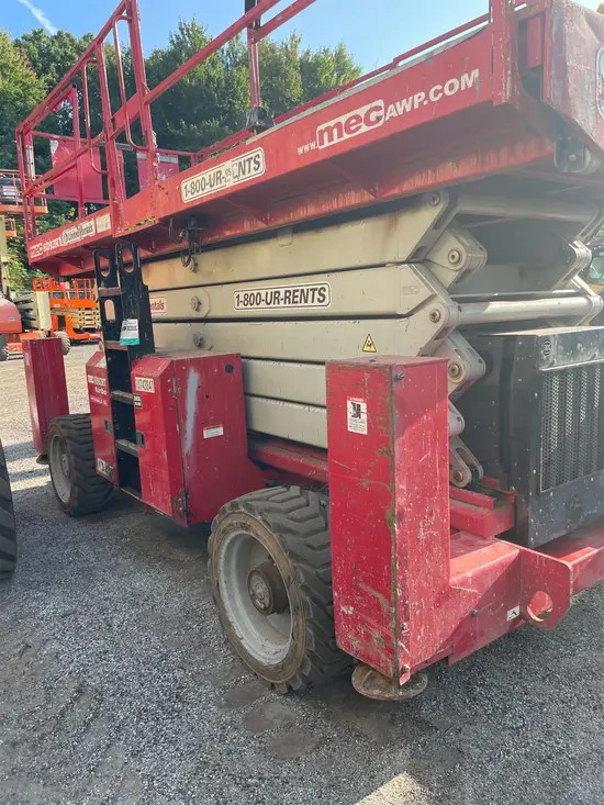 2018 MEC 6092RT Rough Terrain Scissor Lift