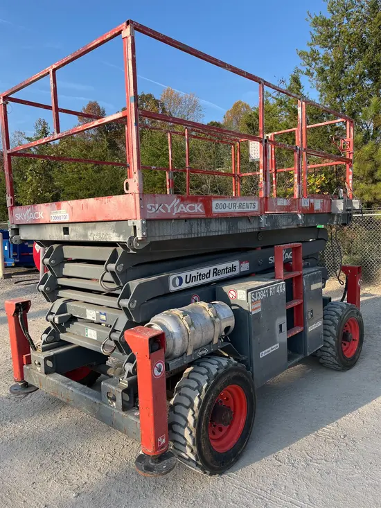 2019 Skyjack SJ8841RT Rough Terrain Scissor Lift