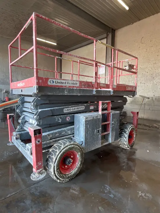 2017 Skyjack SJ8841RT Rough Terrain Scissor Lift