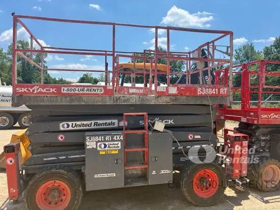 2017 Skyjack SJ8841RT Rough Terrain Scissor Lift