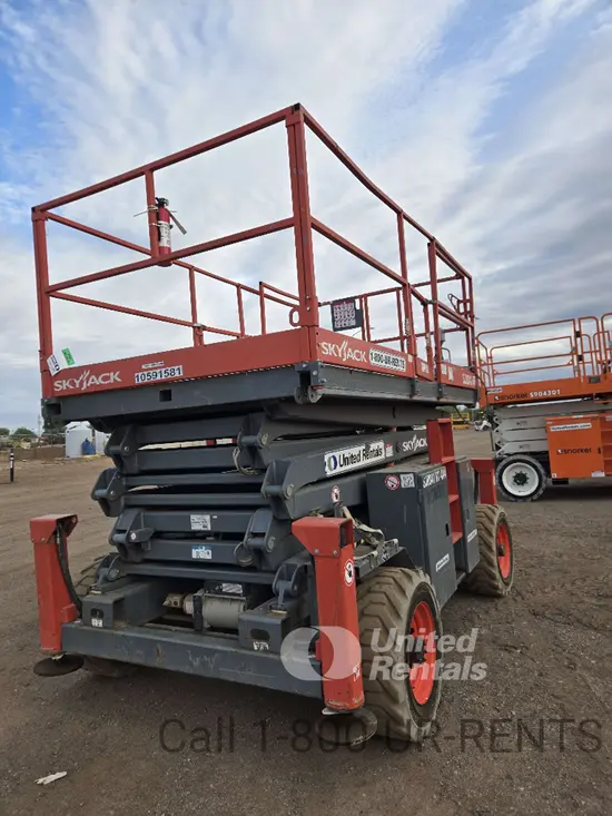 2017 Skyjack SJ8841RT Rough Terrain Scissor Lift