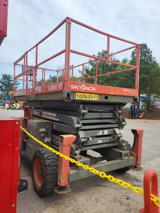 2017 Skyjack SJ8841RT Rough Terrain Scissor Lift