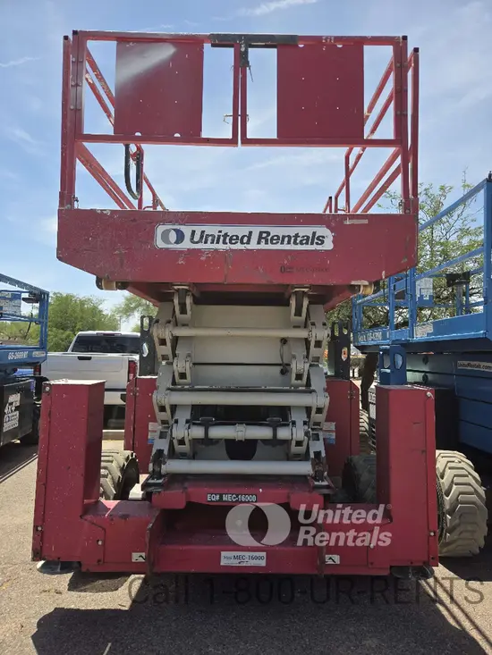 2016 MEC 6092RT Rough Terrain Scissor Lift