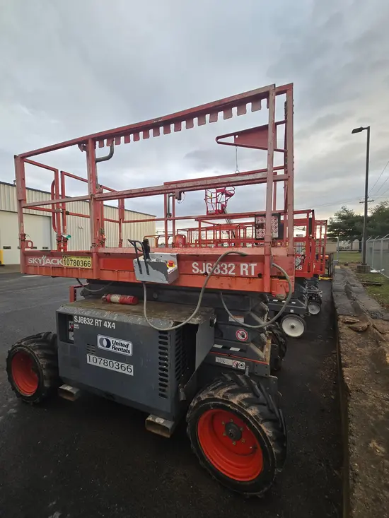 2018 Skyjack SJ6832RT Rough Terrain Scissor Lift