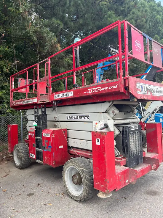 2017 MEC 6092RT Rough Terrain Scissor Lift