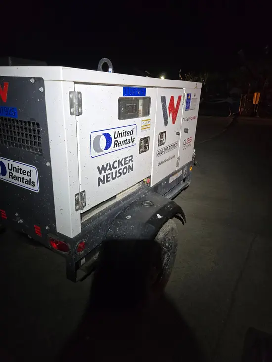 2022 Wacker Neuson G25 T4F Diesel Generator