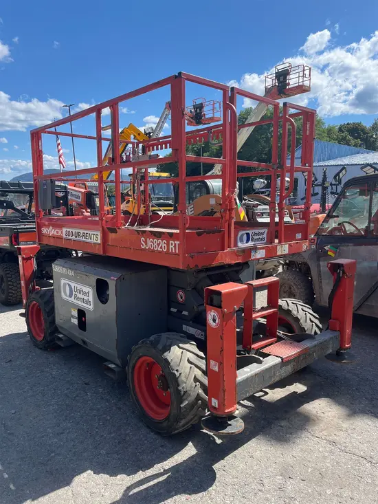 2017 Skyjack SJ6826RT Rough Terrain Scissor Lift