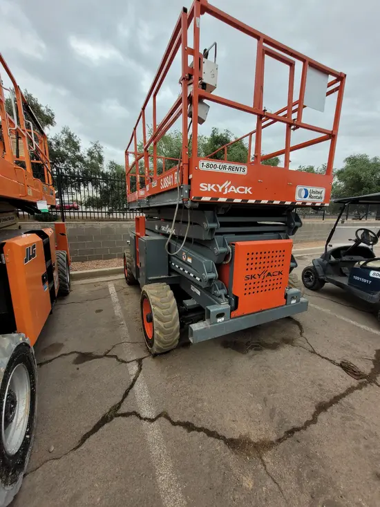 2017 Skyjack SJ8841RT Rough Terrain Scissor Lift