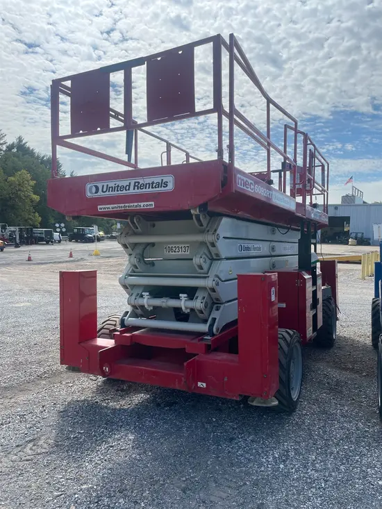 2017 MEC 6092RT Rough Terrain Scissor Lift