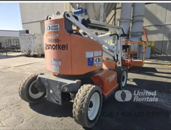 2017 Snorkel A46JE Articulating Boom Lift