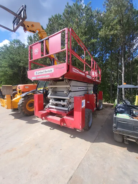 2017 MEC 6092RT Rough Terrain Scissor Lift
