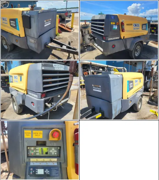 2018 Atlas Copco XAS440JD T4F Air Compressor