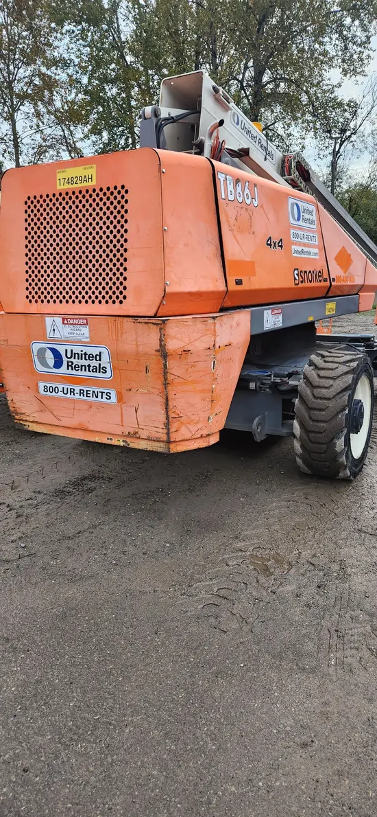 2016 Snorkel TB86J Boom Lift