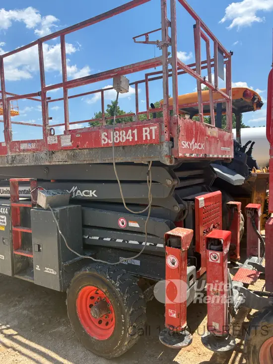 2017 Skyjack SJ8841RT Rough Terrain Scissor Lift