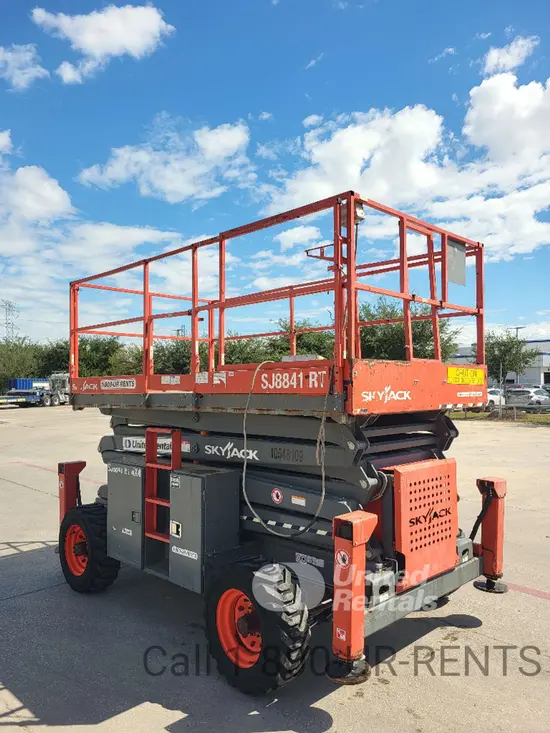 2016 Skyjack SJ8841RT Rough Terrain Scissor Lift
