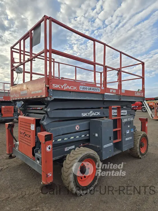 2017 Skyjack SJ8841RT Rough Terrain Scissor Lift