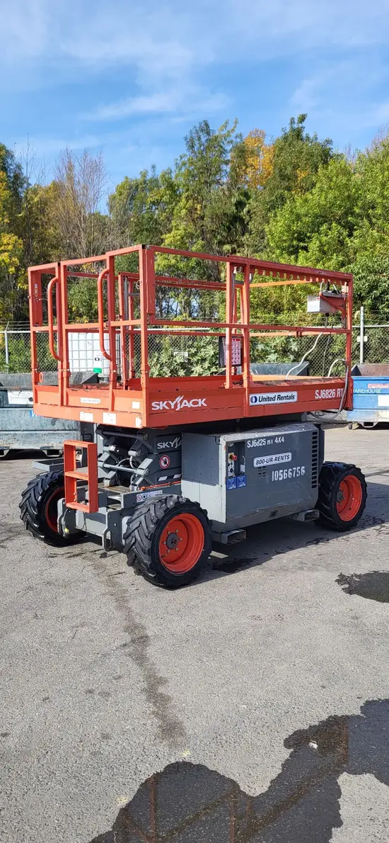 2017 Skyjack SJ6826RT Rough Terrain Scissor Lift