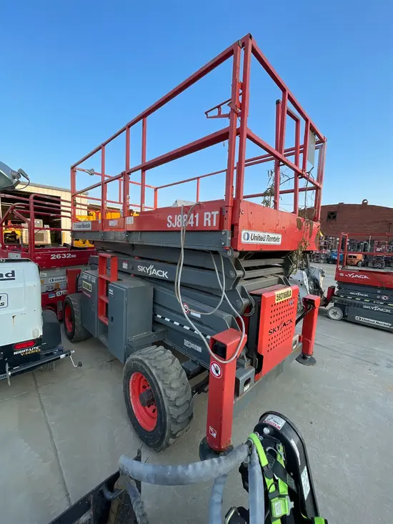 2018 Skyjack SJ8841RT Rough Terrain Scissor Lift